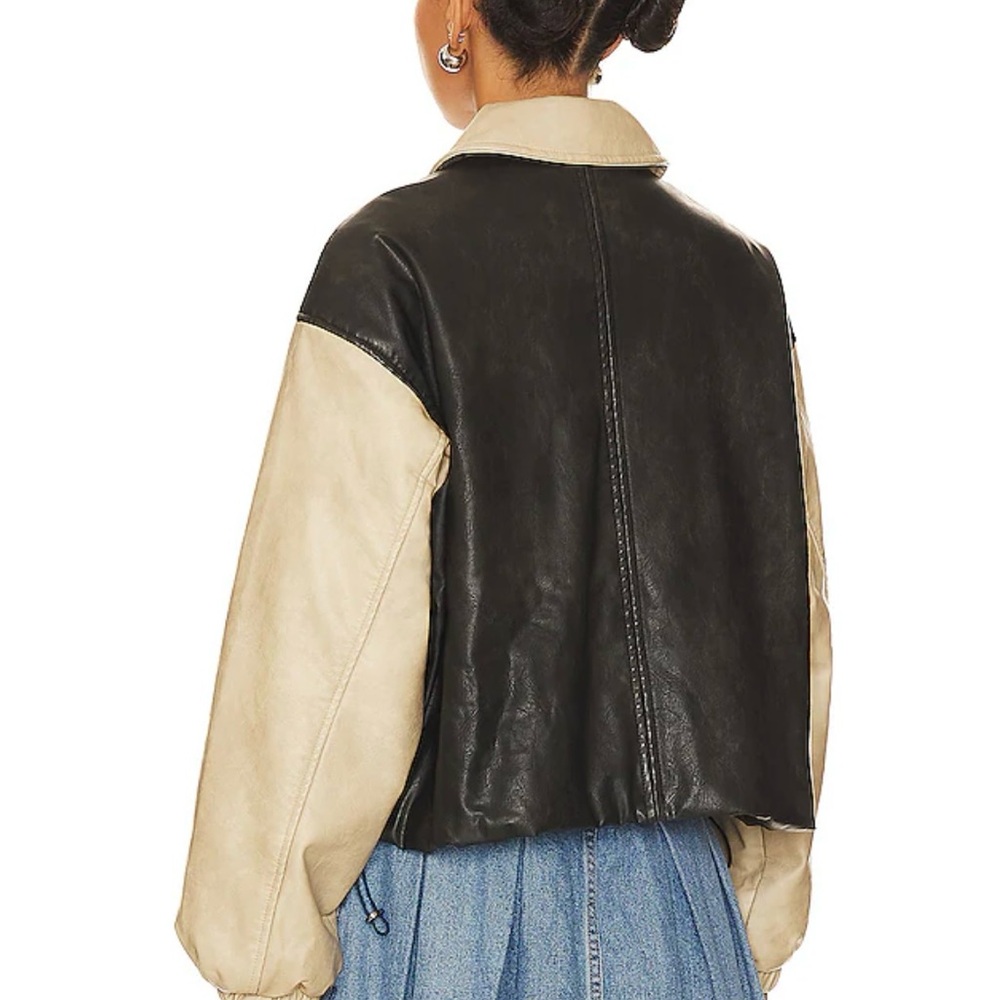 LIONESS Nirvana Bomber in Camel - Picture 3 of 5